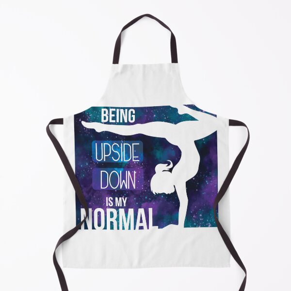 Item preview, Being Upside Down Is My Normal Galaxy background Gift For Acrobatic Gymnasts designed and sold by NawalMagdy.