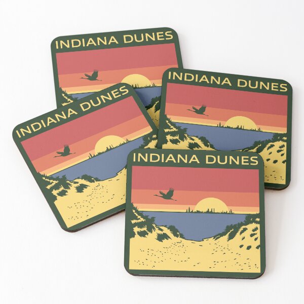 Item preview, Valley Sunset Indiana Dunes Poster designed and sold by indianadunes.