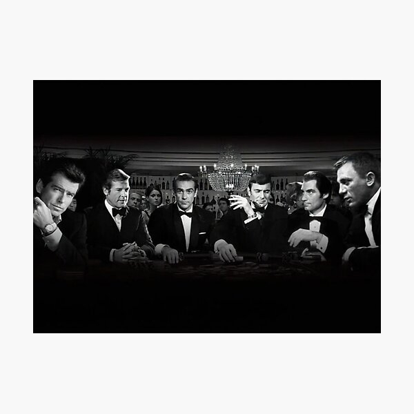 Playing Card James Bonds Photographic Print