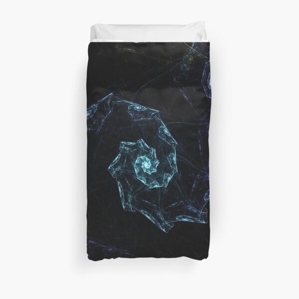 Dragon's Tale Of Galaxies | Fractal Art Duvet Cover