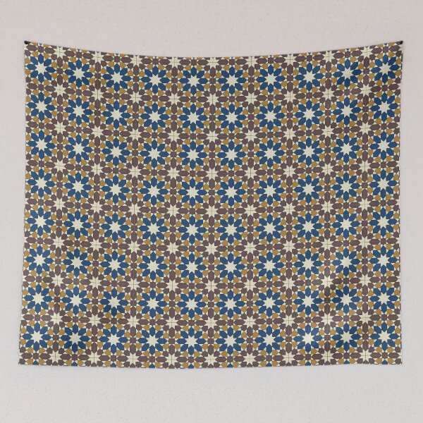 Item preview, Mosaic Lisbon Portugal tile pattern designed and sold by arkantus.