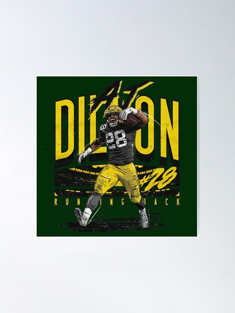 AJ Dillon Home Jersey Poster for Sale by designsheaven