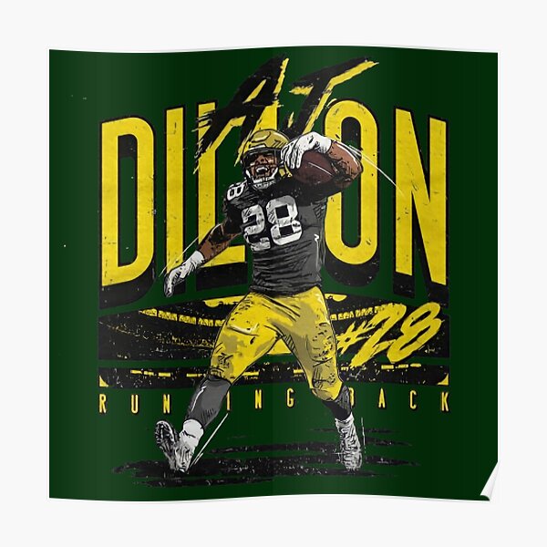 Green Bay Packers: AJ Dillon 2021 - Officially Licensed NFL Removable  Adhesive Decal