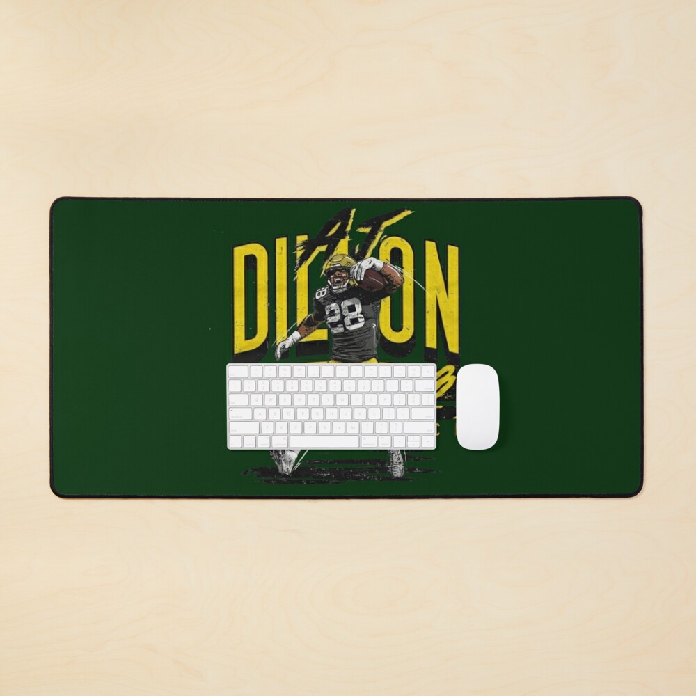 AJ Dillon Poster Green Bay Packers Wall Art Printable 