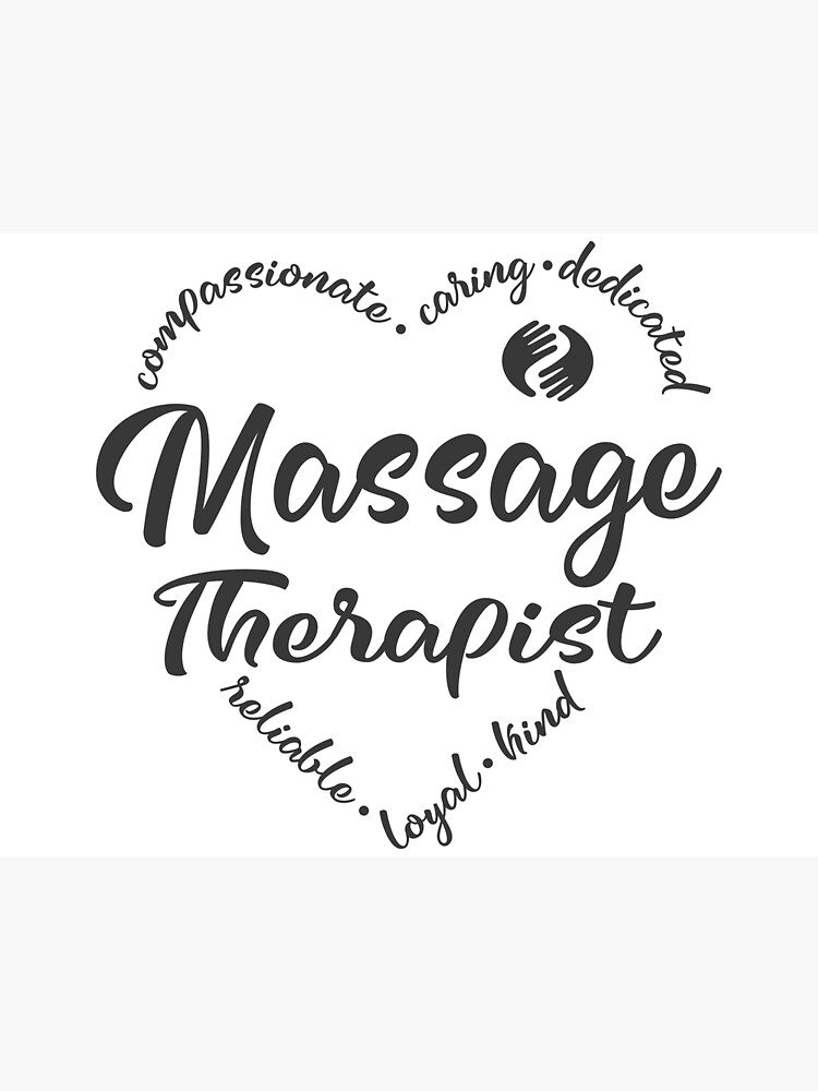 Massage Therapist Masseuse Subway Art Poster For Sale By Brackerdesign Redbubble