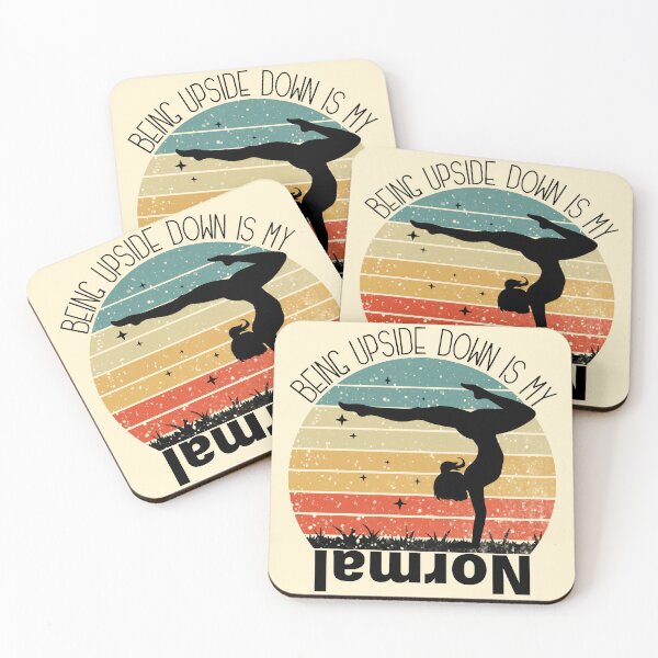 Item preview, Being Upside Down Is My Normal Vintage Gift For Acrobatic Gymnasts designed and sold by NawalMagdy.