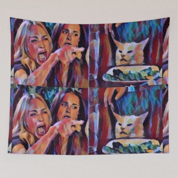 Item preview, Women Yelling at Cat Meme designed and sold by Meme Economy.