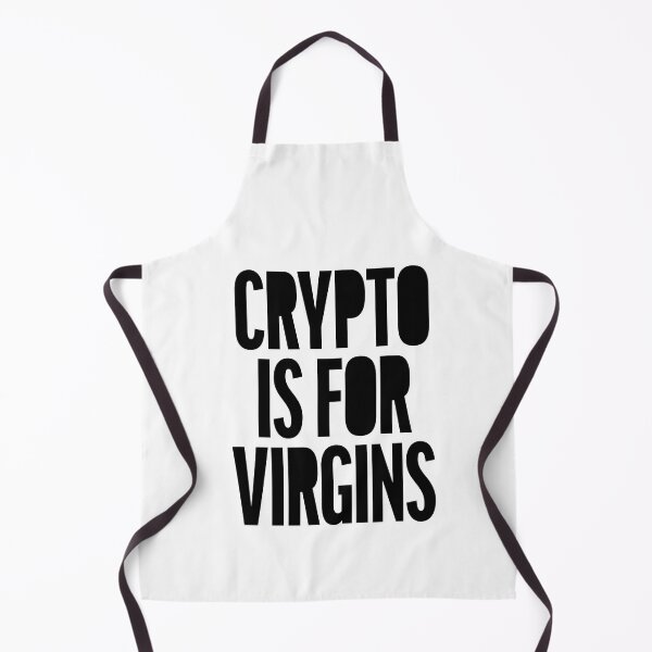 Item preview, Crypto is for virgins text designed and sold by alpdesignart.