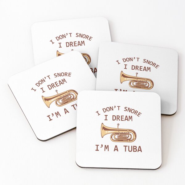 Item preview, Tuba Player Gift, I Don’t Snore I Dream I’m A Tuba Tubaist Funny Musician  Band Gift  Funny Rude Offensive saying, designed and sold by joygift369.
