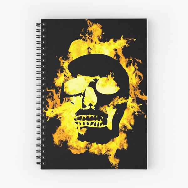 Item preview, flaming skull designed and sold by simbatron.