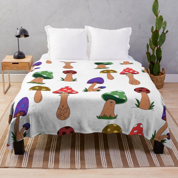 Item preview, Happy, funny and colored magical fungi pattern for mushrooms lovers only designed and sold by cinemadnesshirt.