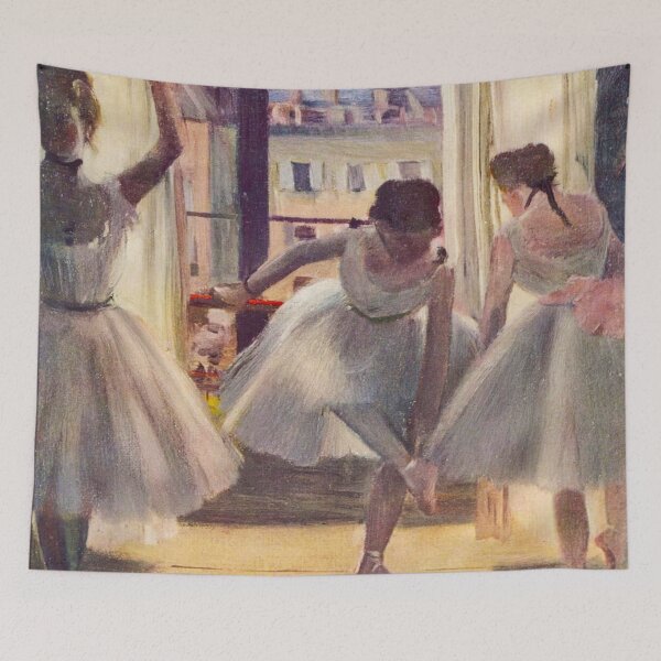 Item preview, EDGAR DEGAS HD - Three Dancers in an Exercise Hall 1880 designed and sold by Go Logo Designs.