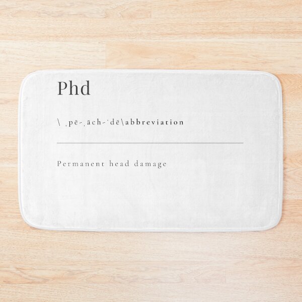 Item preview, PhD - PERMANENT HEAD DAMAGE designed and sold by rgsblo.
