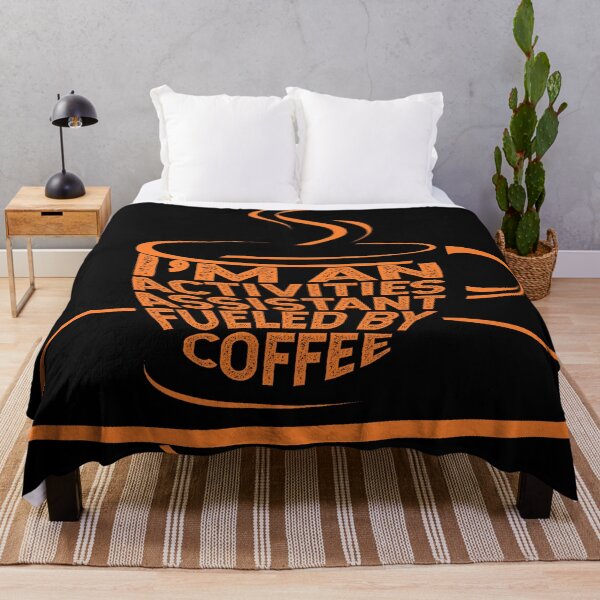 Item preview, I'm an activities assistant fueled by coffee designed and sold by DsignTByMason.