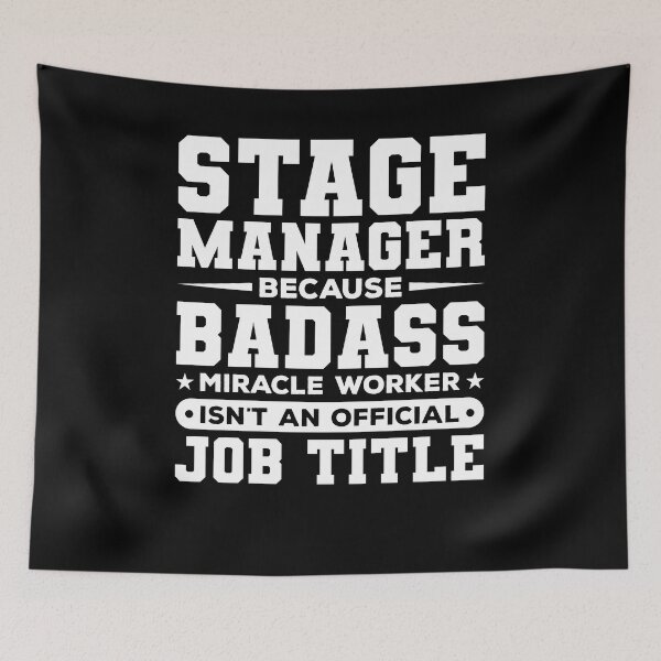 Item preview, Stage Manager Because Badass Miracle Worker Shirt, Stage Manager Shirt, Stage Manager Saying, Stage Manager Gifts, Assistant Stage Manager designed and sold by aymob.