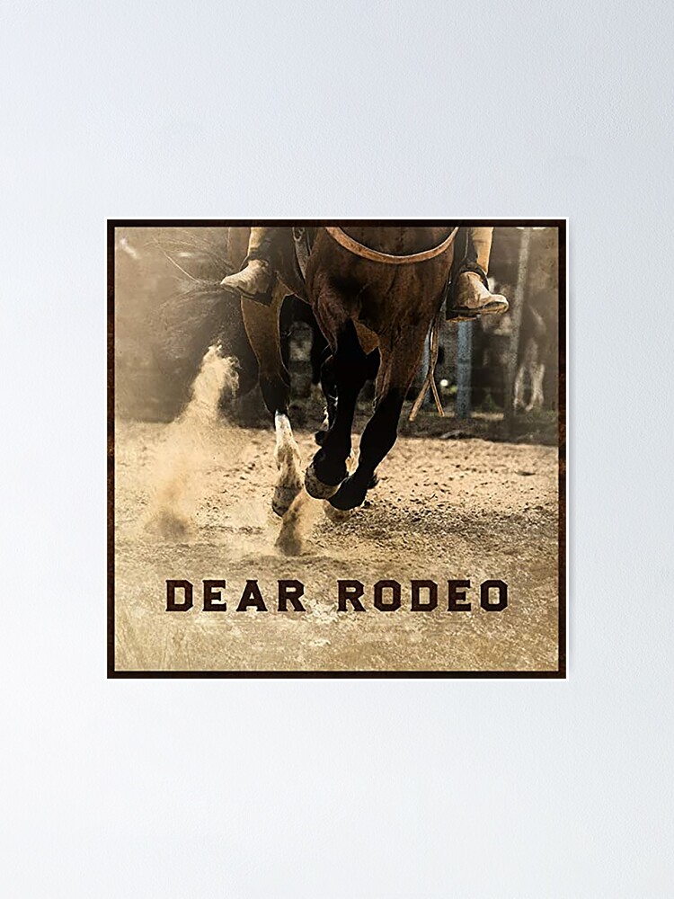 "dear rodeo album" Poster by makenziehauck Redbubble
