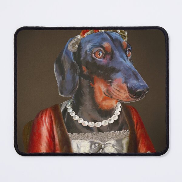 Item preview, Royal pet portrait  dachshund costume dress dog painting  designed and sold by PG Illustration.