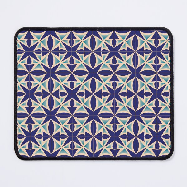 Item preview, Blue distortion Lisbon Portugal tile pattern designed and sold by arkantus.