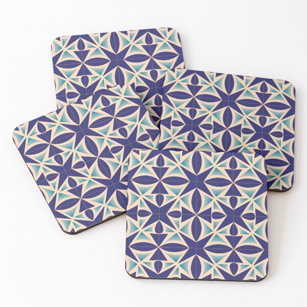 Item preview, Blue distortion Lisbon Portugal tile pattern designed and sold by arkantus.