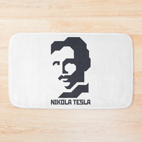 Item preview, Electric Vision - Tesla Portrait Logo Poster designed and sold by Designarko.