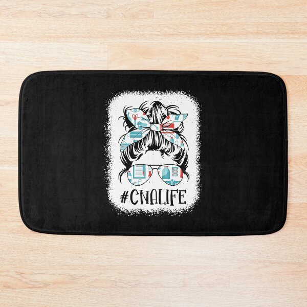 Item preview, Messy Bun CNA Life Bleached Certified Nursing Assistant designed and sold by ryanbrian.