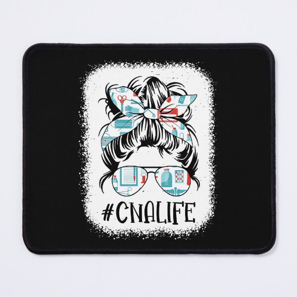Item preview, Messy Bun CNA Life Bleached Certified Nursing Assistant designed and sold by ryanbrian.