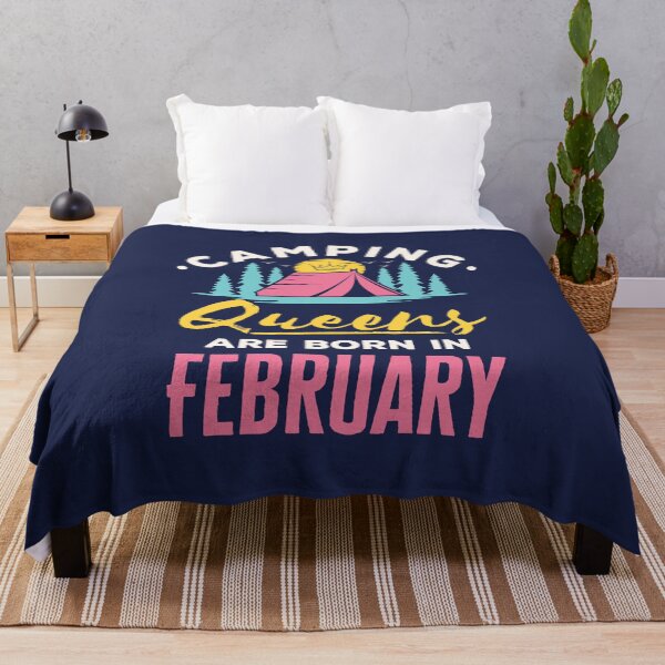 Item preview, Camping Birthday Queens Are Born in February designed and sold by jaygo.
