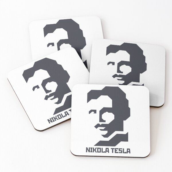 Item preview, Electric Vision - Tesla Portrait Logo Poster designed and sold by Designarko.