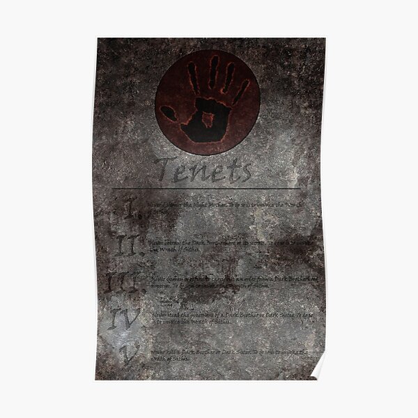 Les 5 principes de Dark Brotherhood Poster