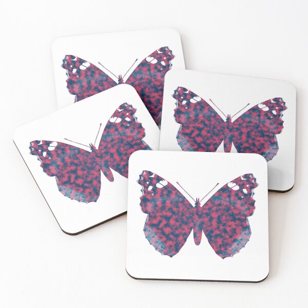 Item preview, Marble red admiral butterfly designed and sold by Elonium.
