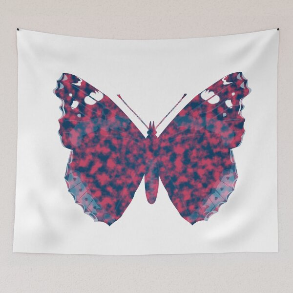 Item preview, Marble red admiral butterfly designed and sold by Elonium.