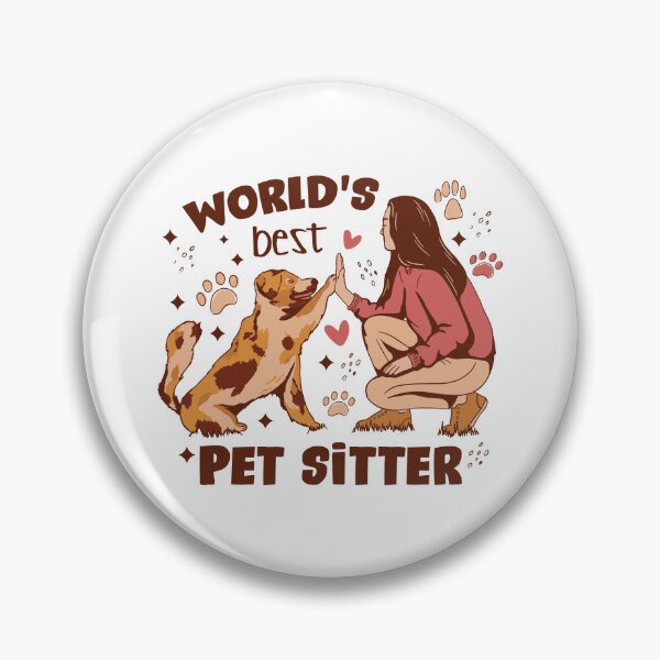 Item preview, World's Best Pet Sitter Dog Art designed and sold by MrEddie10.