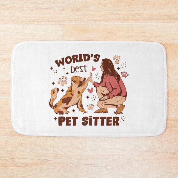 Item preview, World's Best Pet Sitter Dog Art designed and sold by MrEddie10.