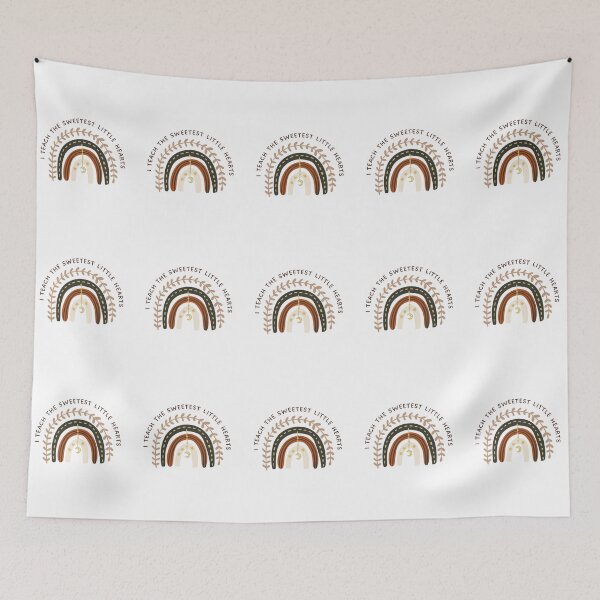 Item preview, I Teach The Sweetest Little Hearts Rainbow designed and sold by bsrishika.