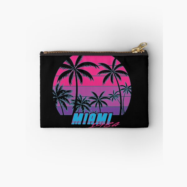 Aperçu de l'œuvre Miami 1984 Retro Neon Vapourwave Sunset créée et vendue par AfropunkDesigns.
