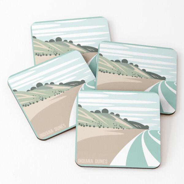 Item preview, Summertime Indiana Dunes Poster designed and sold by indianadunes.