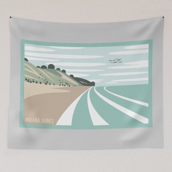 Item preview, Summertime Indiana Dunes Poster designed and sold by indianadunes.