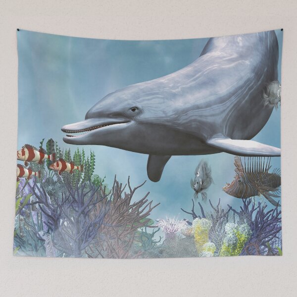 Item preview, Dolphins Seascape designed and sold by Gatterwe.