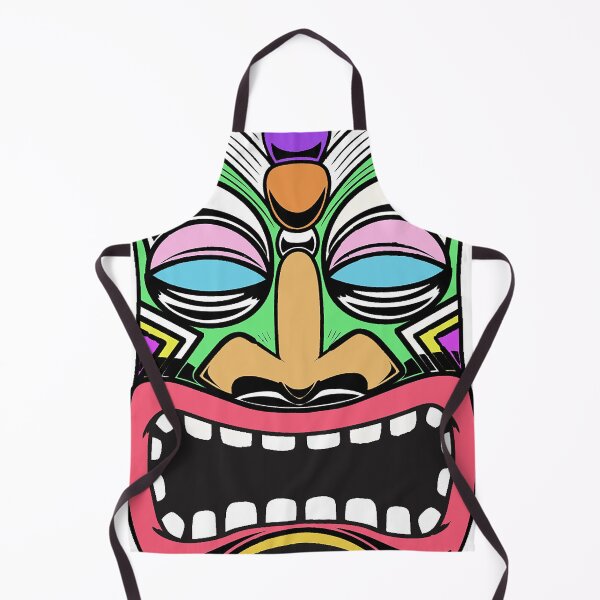Item preview, Tiki Head, Totem Pole, Northwest Native Art, Polynesian Art, South Pacific, Samoa, Polynesian Mask designed and sold by Nostrathomas66.