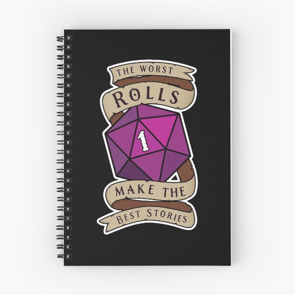 Item preview, The Worst Rolls Make The Best Stories - Natural 1 - Critical Fail - D&D Purple Novedad designed and sold by SqrlStudios.