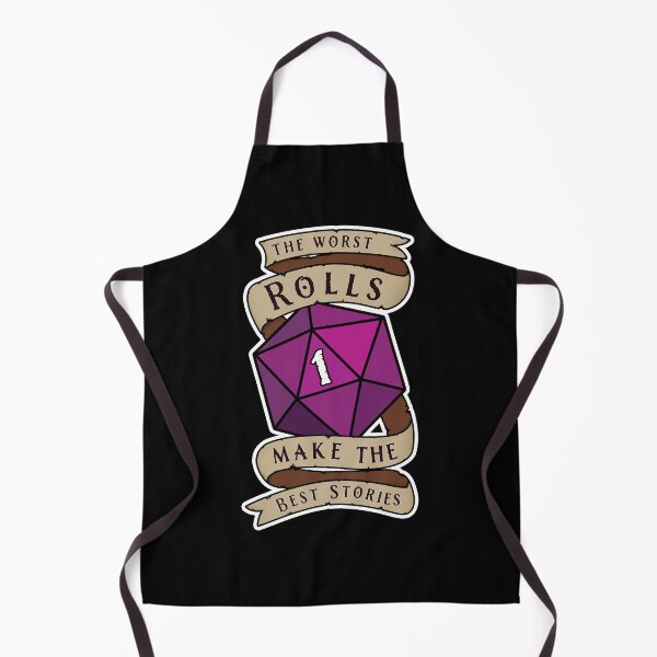 Item preview, The Worst Rolls Make The Best Stories - Natural 1 - Critical Fail - D&D Purple Novelty designed and sold by SqrlStudios.