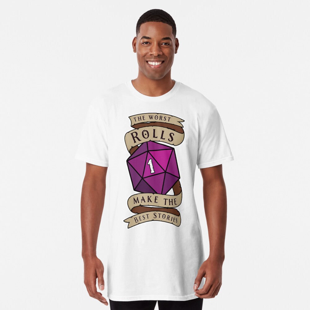 Aperçu de l'œuvre T-shirt long créée et vendue par SqrlStudios.