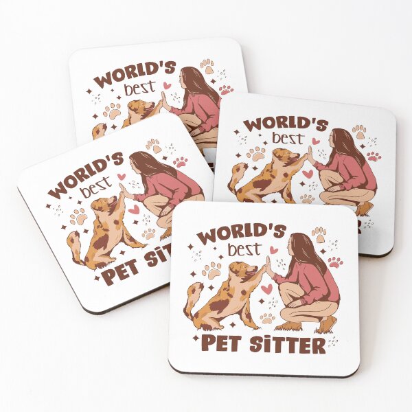 Item preview, World's Best Pet Sitter Dog Art designed and sold by MrEddie10.