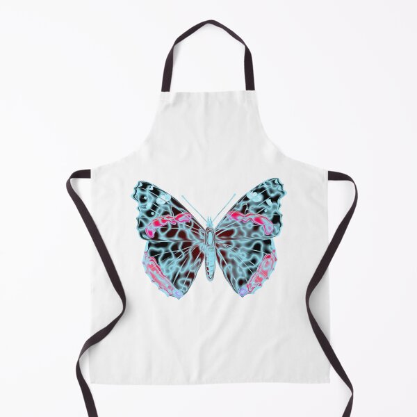 Item preview, Snow marble red admiral butterfly designed and sold by Elonium.