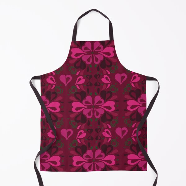 Item preview, heart aspect repeat pattern designed and sold by Bryn Forrester.