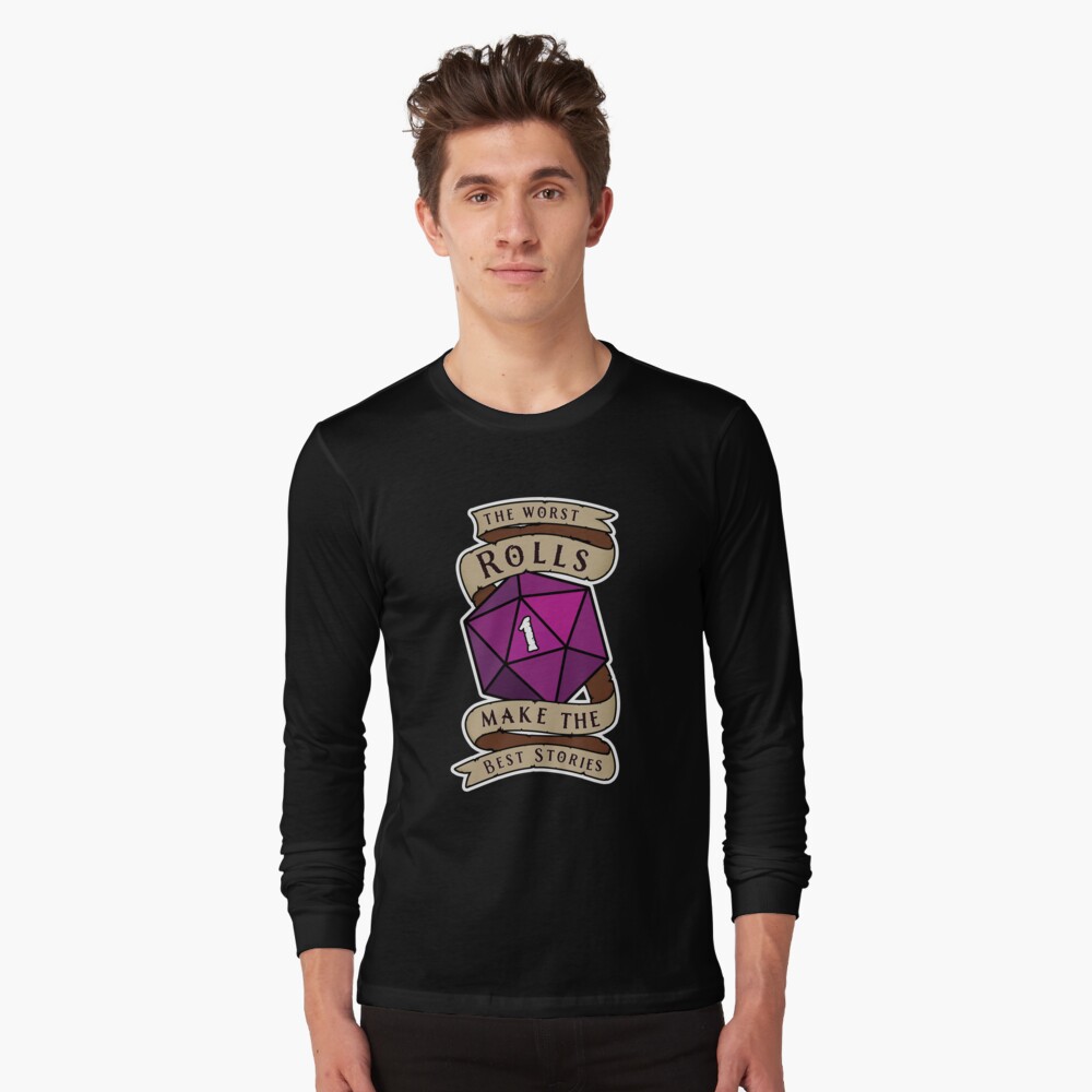 Aperçu de l'œuvre T-shirt manches longues créée et vendue par SqrlStudios.