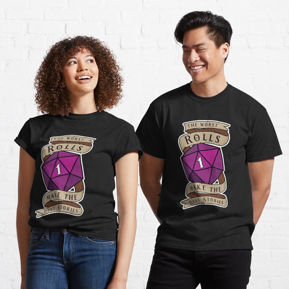 Aperçu de l'œuvre T-shirt classique créée et vendue par SqrlStudios.