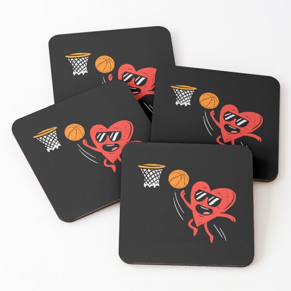 Item preview, Heart Playing Basketball Cute Valentines Day Sports designed and sold by larryscott84.