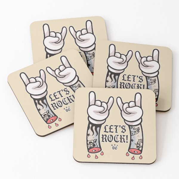 Item preview, Let's Rock designed and sold by DarkCastleShop.