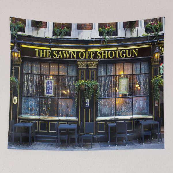 Item preview, Sawn Off Shotgun Pub designed and sold by Londonimages.